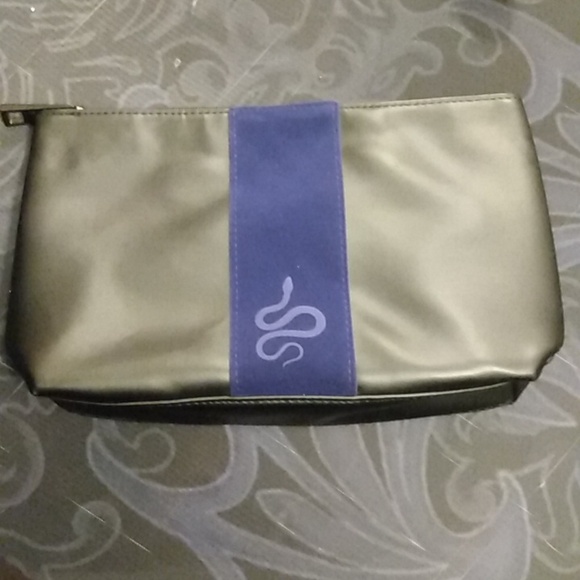 Paco Rabanne Handbags - Paco Rabanne Parfums Black and Blue Cosmetic Bag